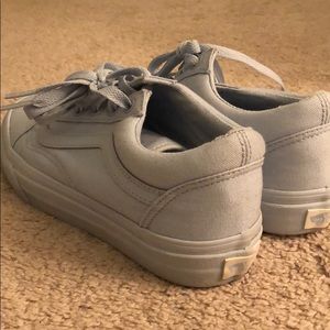Women’s baby blue Vans